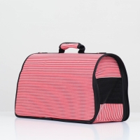 Сумка-переноска с органайзером в полоску, размер L, 47 х 27 х 23 см