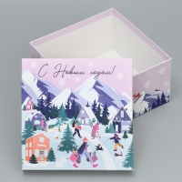 Набор подарочных коробк 6 в 1 «С Новым годом», 10 х 10 х 6 – 20 х 20 х 11 см, Новый год Набор подарочных коробк 6 в 1 «С Новым годом», 10 х 10 х 6 – 20 х 20 х 11 см, Новый год