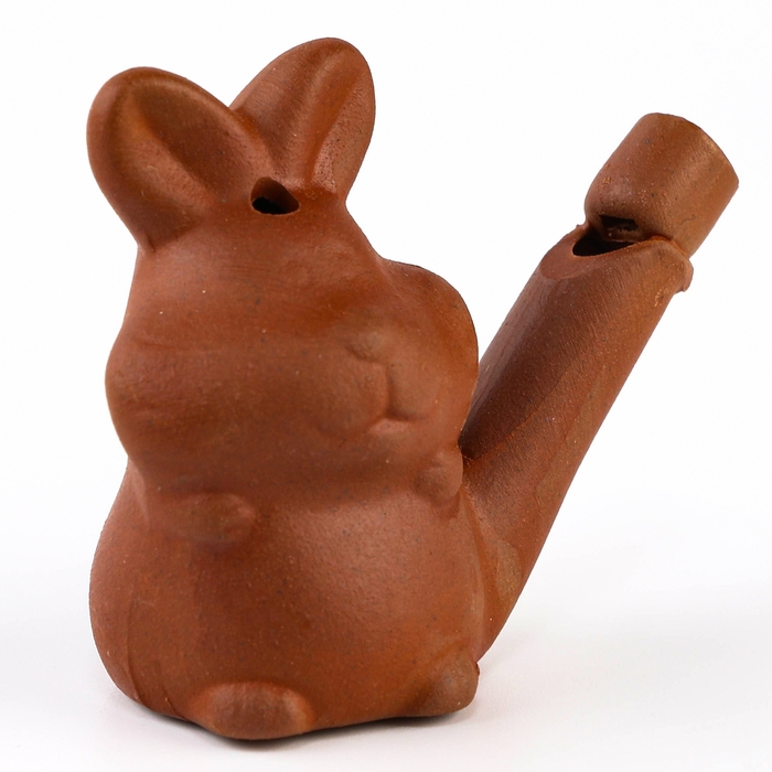 Свистулька керамическая «Зайка», для росписи 3,3 × 6,3 × 6,2 см Свистулька керамическая «Зайка», для росписи 3,3 × 6,3 × 6,2 см