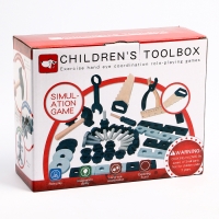 Конструктор деревянный &laquo;Инструменты&raquo; 23,7 &times; 18,5 &times; 9 см