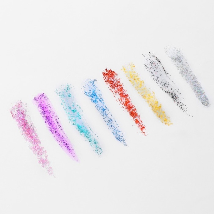 Набор детский 4 предмета: клипсы, кольцо, браслет, глиттер &laquo;Единорожек&raquo;, цветной