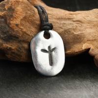 Амулет "Скандинавские Руны", руна АЛЬГИЗ, 21х29мм, металлический