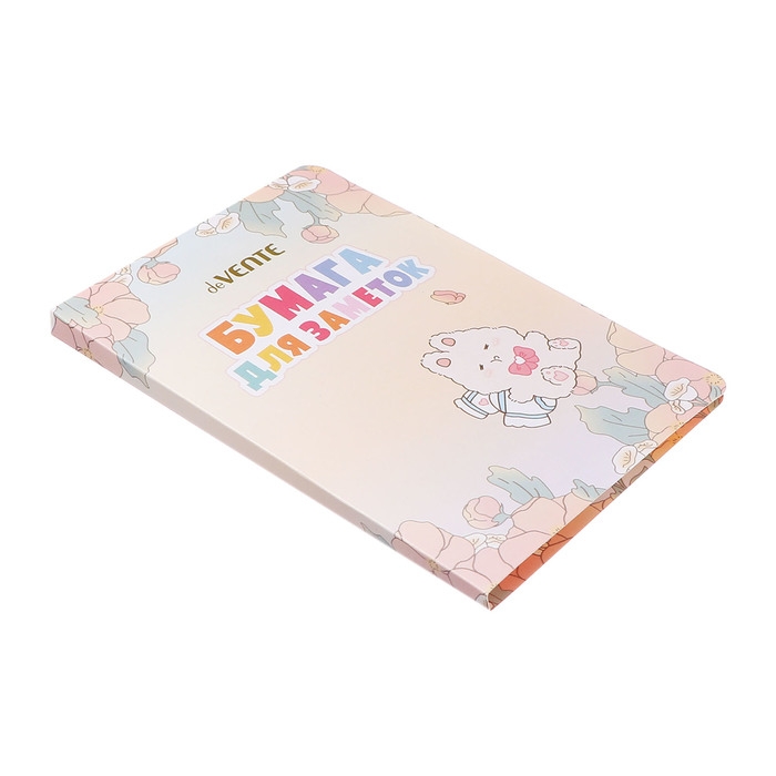 Набор клейкой бумаги для заметок "deVENTE. Rabbit" 115x158 мм, размер заметок: 16x45 мм, 45x60 мм, 55 x 96 мм, 63x96 мм и 72x96 мм, 7x20 листов, офсет 80 г/м&sup2;, печать 4+0, ассорти форм, 7 дизайнов, в картонном блистере и пластиковом пакете