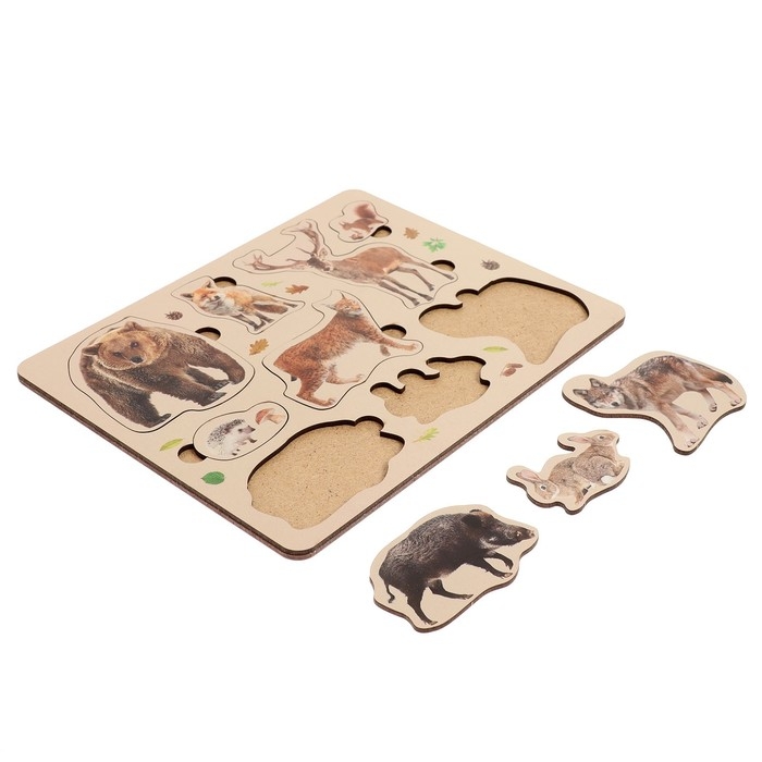 Рамка-вкладыш &laquo;Лесные животные&raquo;