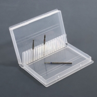 Органайзер для фрез, 20 отделений, 10 &times; 6,5 см, цвет прозрачный