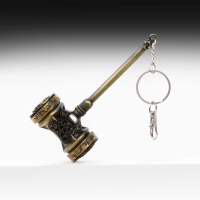Сувенирное оружие подвесное мини "Молот", брелок, 12 см, светится при ударе Сувенирное оружие подвесное мини "Молот", брелок, 12 см, светится при ударе