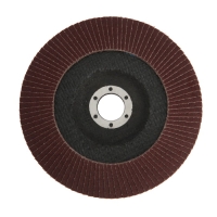 Круг лепестковый торцевой ТУНДРА, 150 х 22 мм, Р120