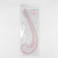 Лекало портновское метрическое &laquo;Улитка&raquo;, премиум, 30 &times; 10,5 см, толщина 1,5 мм, цвет прозрачный