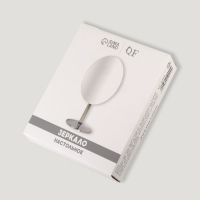 Зеркало настольное &laquo;Овал&raquo;, зеркальная поверхность 13,5 &times; 17,5 см, цвет серебристый