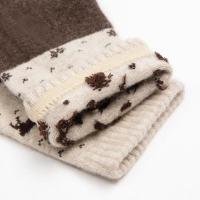 Носки мужские из монгольской шерсти, цвет шоколад/олени, размер 29 (43-45) Носки мужские из монгольской шерсти, цвет шоколад/олени, размер 29 (43-45)