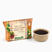 Чай чёрный новогодний &laquo;Всех благ&raquo;, со вкусом имбирного пряника, 20 г.