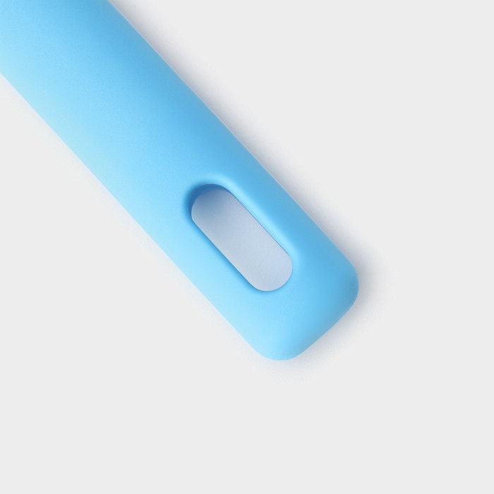 Кисть Доляна &laquo;Люкс&raquo;, силикон, 27&times;4,6&times;1 см, цвет голубой