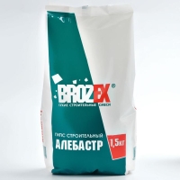 Алебастр BROZEX 1,5 кг Алебастр BROZEX 1,5 кг