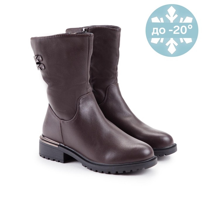 Сапоги зимние женские, цвет коричневый, размер 36 Сапоги зимние женские, цвет коричневый, размер 36