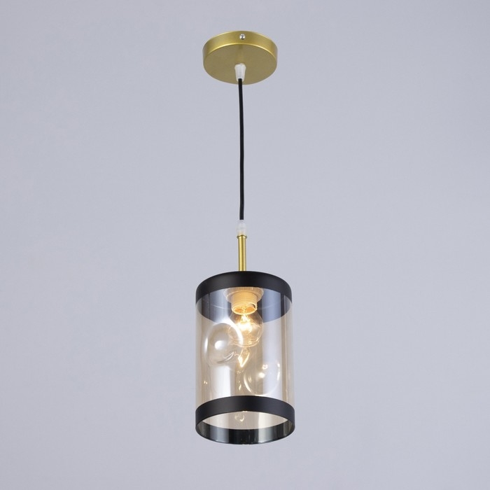 Светильник "Эллен" 1хЕ27 40Вт золото 12х12х15-115 см