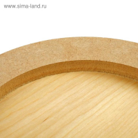 Планшет круглый деревянный фанера d-30 х 2 см, сосна, Calligrata Планшет круглый деревянный фанера d-30 х 2 см, сосна, Calligrata