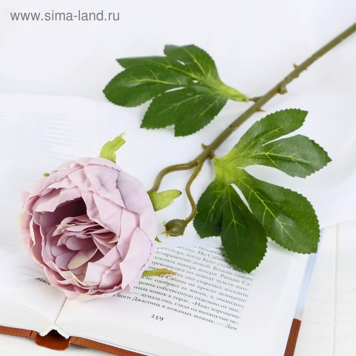 Цветы искусственные Цветы искусственные "Пышный пион" 7х47 см, сиреневый