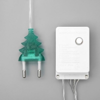 Гирлянда «Нить» 10 м, IP20, прозрачная нить, 100 LED, свечение зелёное, 8 режимов, 220 В Гирлянда «Нить» 10 м, IP20, прозрачная нить, 100 LED, свечение зелёное, 8 режимов, 220 В