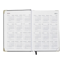 Набор подарочный deVENTE.Bellagio: ежедневник датированный 2024 года, А5, 176 листов, твёрдая обложка, блок 70 г/м2, чёрный + шариковая ручка Набор подарочный deVENTE.Bellagio: ежедневник датированный 2024 года, А5, 176 листов, твёрдая обложка, блок 70 г/м2, чёрный + шариковая ручка