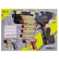 Пистолет &laquo;Глок&raquo;, стреляет мягкими пулями, ленточная подача