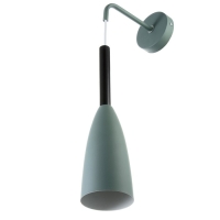 Бра "Капля" Е27 40Вт зеленый 10х10х35-135см Бра "Капля" Е27 40Вт зеленый 10х10х35-135см