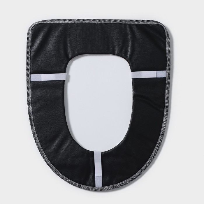 Чехол на сиденье для унитаза на липучках &laquo;Цветы&raquo;, 35&times;45 см, цвет МИКС