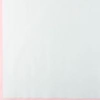 Плёнка для цветов матовая упаковочная &laquo;Кайма&raquo; розовая 0,5х9 м