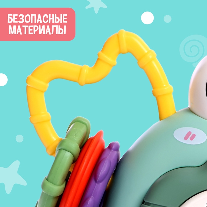 Музыкальная игрушка &laquo;Крошка Краб&raquo;, звук, свет, цвета МИКС