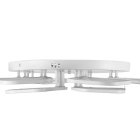 Люстра с ПДУ "Валенсия" 12xLED 288Вт 3000-6000К диммер, белый 90х90х12 см BayerLux