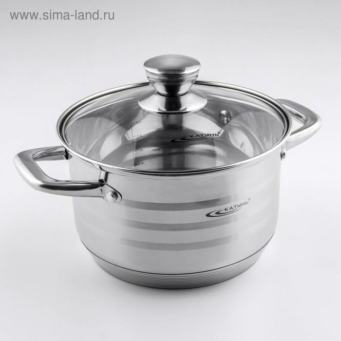 Кастрюля &laquo;Элис&raquo;, 3.5 л, d=20 см, капсульное дно, индукция