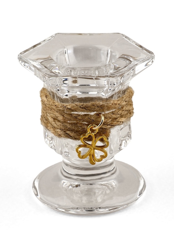 Подсвечник, клевер, 5 х 5,5 см