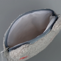 Мягкая сумка &laquo;Мишка&raquo;. цвет серый