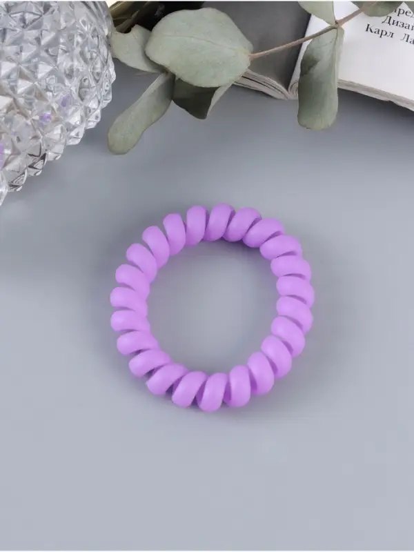 Резинка для волос пружинка &laquo;Матовая&raquo;, МИКС