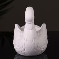 Кашпо "Лебедь" 9х10х6 см, натуральный