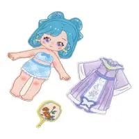 Магнитный набор "Милая модница" блестящий