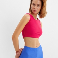 Топ женский MINAKU: Casual Collection цвет фуксия, размер 44 Топ женский MINAKU: Casual Collection цвет фуксия, размер 44