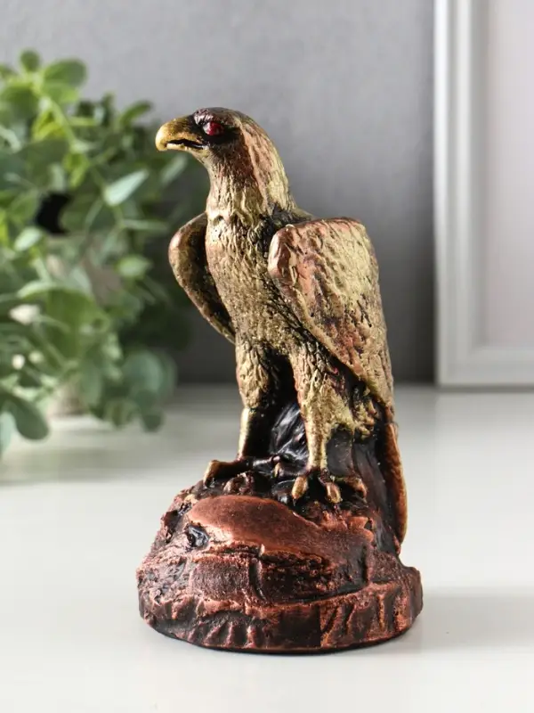 Копилка "Орёл" 17,5х10х10 см, чёрный