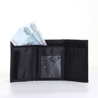 Кошелёк детский на липучке &laquo;Выбражулька&raquo;, цвет тёмно-зелёный