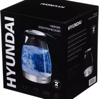 Чайник HYK-G2030 1.7л. 2200Вт черный