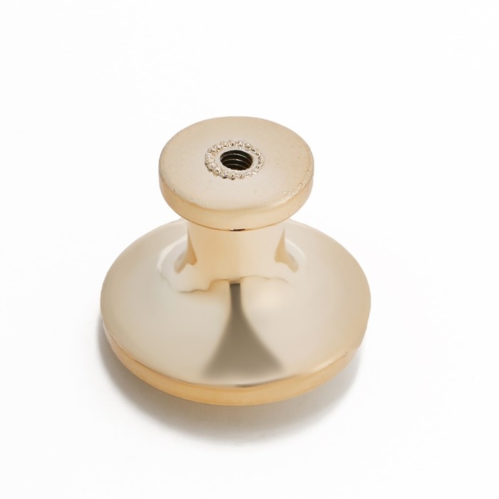 Ручка-кнопка CAPPIO, d=31 мм, цвет матовое золото