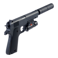 Пистолет "Вектор" с глушителем и лазером Пистолет "Вектор" с глушителем и лазером