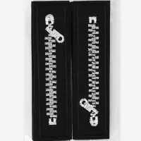 Термоаппликация &laquo;Молния&raquo;, 10&times;2.5 см, чёрная, белая