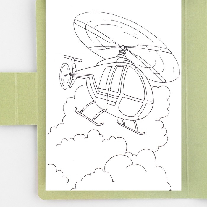 Набор: блок для записей с отрывными листами и заданиями + карандаши &laquo;Юному герою&raquo;