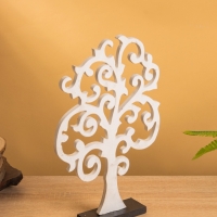 Панно &laquo;Древо&raquo;, 31&times;19&times;1 см, МДФ, белое