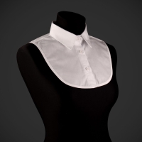 Воротник ложный, диаметр горловины = 42 см, 31,5 &times; 20,5 см, цвет белый