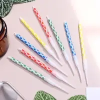 Свечи в торт &laquo;Ромбик&raquo; с подставкой, 14 см, 8 шт.