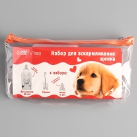 Набор для вскармливания &laquo;Пушистое счастье&raquo; для щенят, 60 мл, с 4 сосками и ёршиком