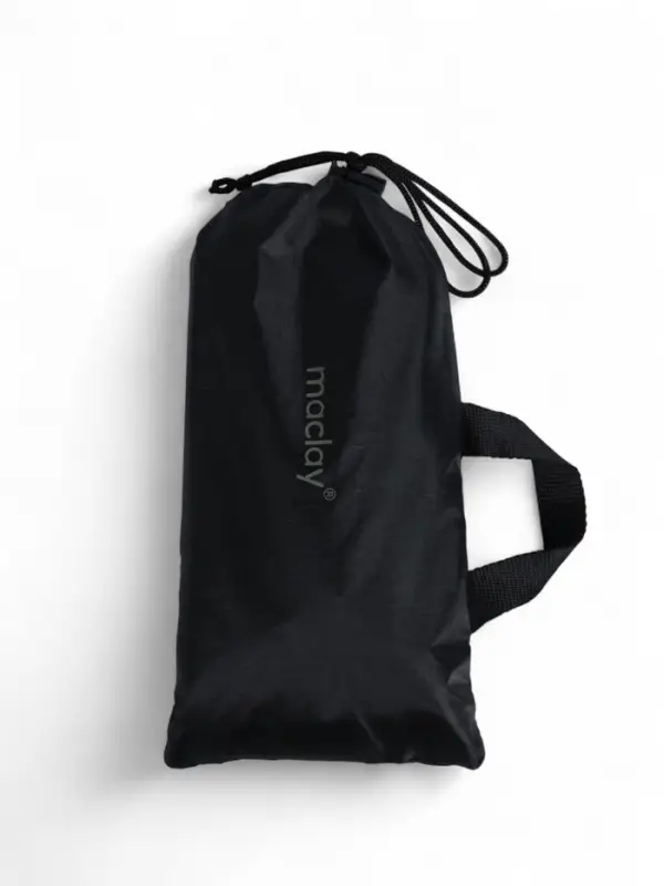 Стул туристический складной, 25 х 23 х 27 см, до 80 кг, черный