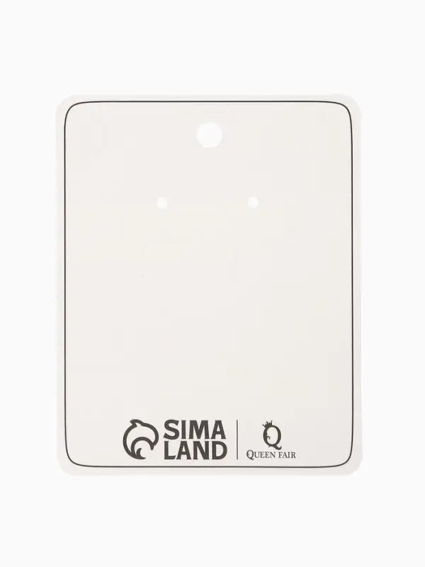 Серьги "Кристалл" круг, цвет прозрачно-белый