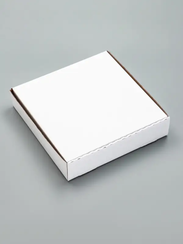 Упаковка для пирога, белая, 23 х 23 х 5 см